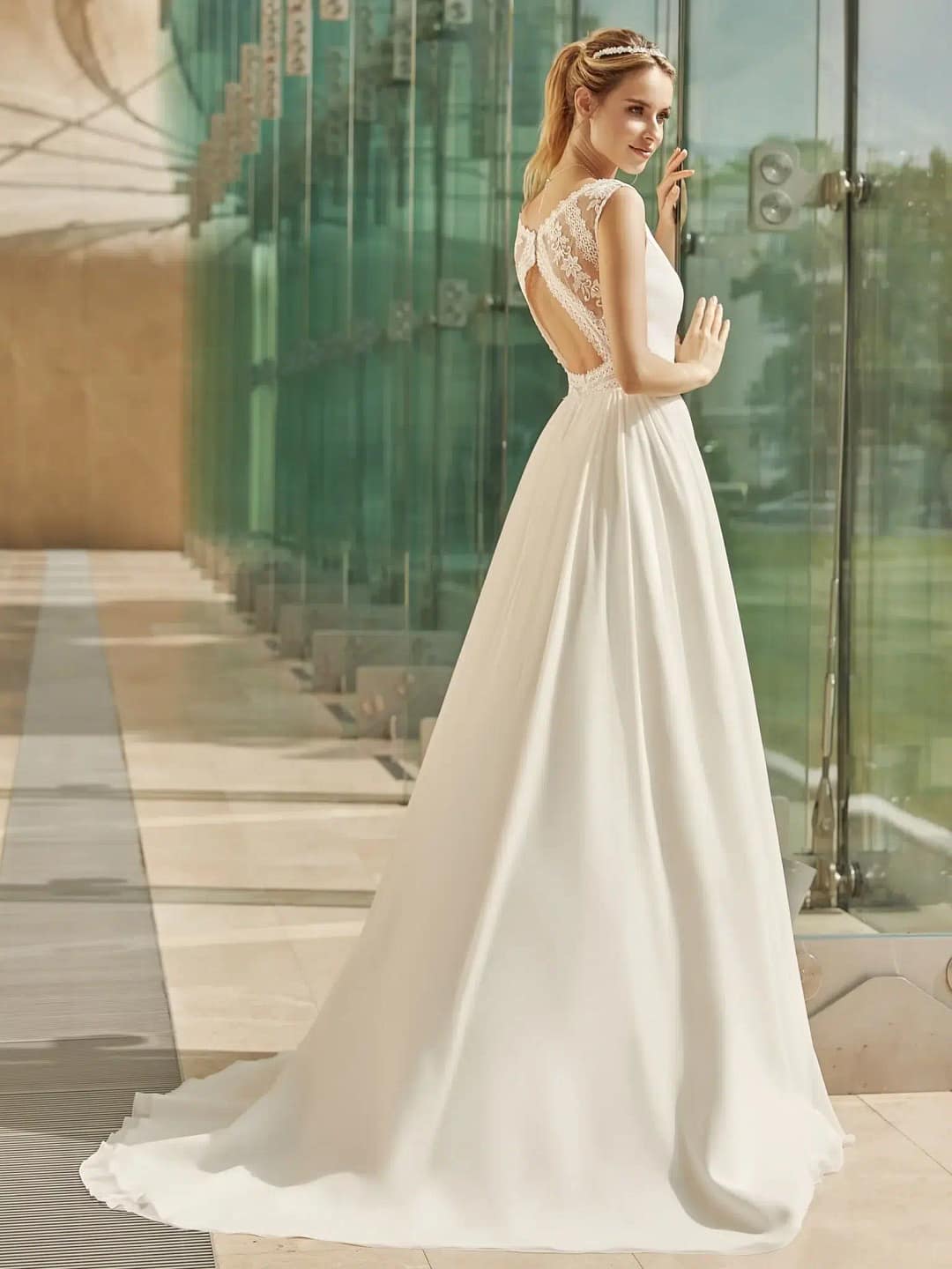 Bianco Evento Parma Brautkleid Hochzeitskleid-4 Bianco Evento Parma