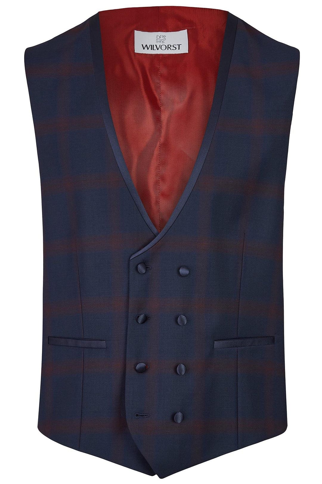 Wilvorst Cool Classics Smoking Weste 404106/50 BLACK WATCH - hochzeitsrausch Brautmoden Webshop