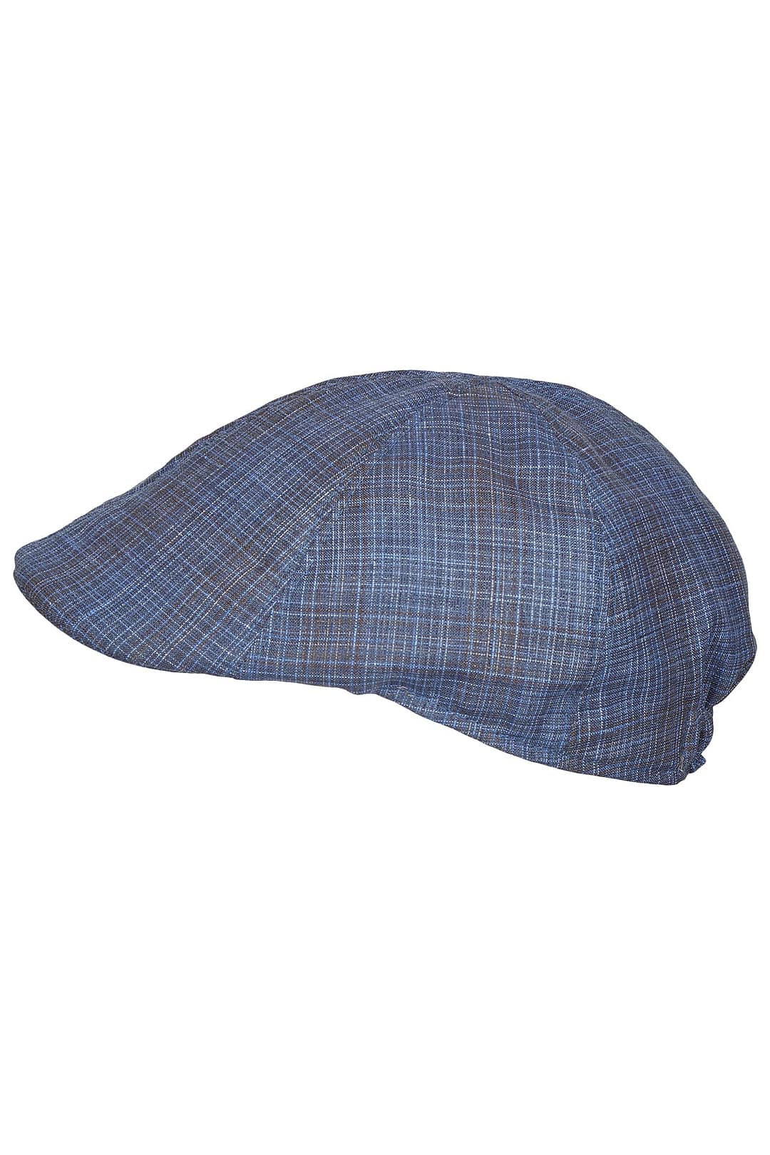 Die Atelier Torino Vintage Wedding Schiebermütze 891981/30 ist eine blaue Schiebermütze mit dezentem Karomuster - ein elegantes Accessoire, das jedem Brautmoden- oder Hochzeitskleid-Outfit zeitlosen Charme verleiht.