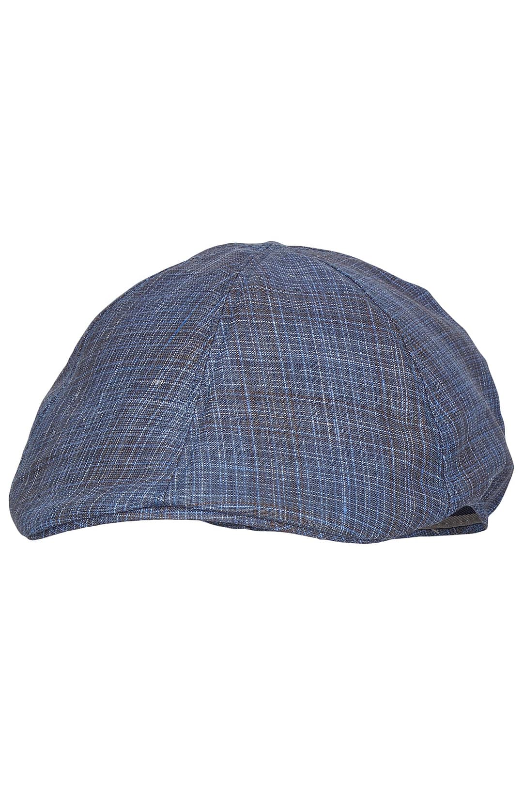 Die Atelier Torino Vintage Wedding Schiebermütze 891981/30 ist eine blau karierte Schiebermütze mit geschwungener Krempe und dezentem Karomuster - eine unerwartete, stilvolle Note für moderne Brautmoden oder einen einzigartigen Hochzeitskleid-Look.