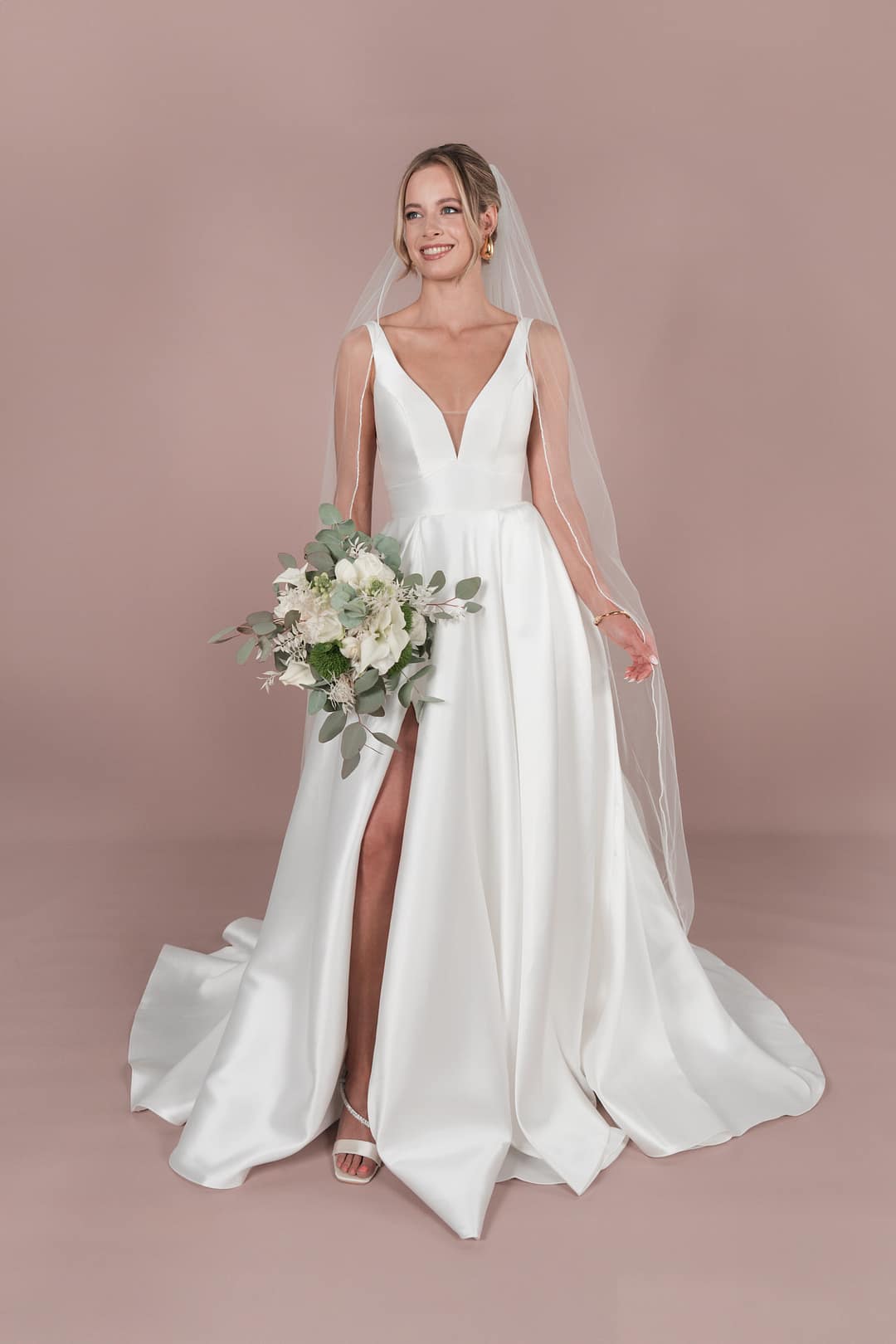 A-Linien Brautkleid Hochzeitskleid A-Linie-1