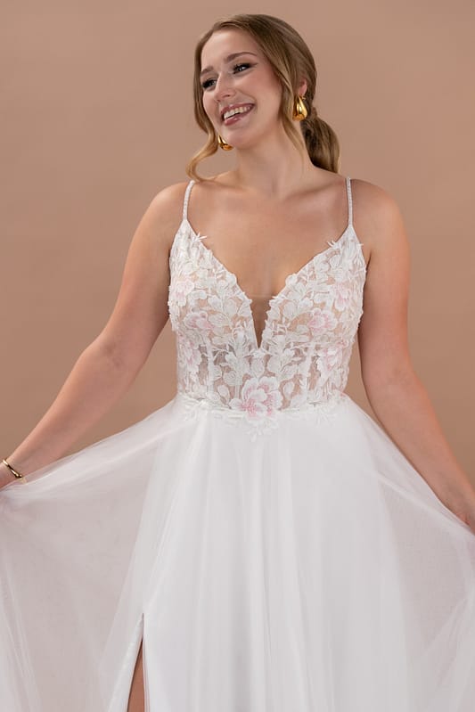 Ausschnitte Brautkleider V-Ausschnitt